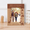 30 Years Together Personalized Wooden Frame 4" x 6" Brown (Vertical)