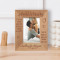 Happy Anniversary I'm So Excited About The Future Personalized Wooden Frame 3" x 5" Brown (Vertical)