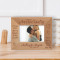 Happy Anniversary I'm So Excited About The Future Personalized Wooden Frame 5" x 3 1/2" Brown Horizontal