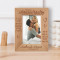 Happy Anniversary I'm So Excited About The Future Personalized Wooden Frame 4" x 6" Brown (Vertical)