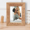 Happy Anniversary I'm So Excited About The Future Personalized Wooden Frame 5" x 7" Brown (Vertical)