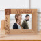 Cheers To Many More Years 35 Years Together Personalized Wooden Frame-7" x 5" Brown Horizontal