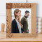 Cheers To Many More Years 35 Years Together Personalized Wooden Frame 8" x 10" Brown (Vertical)