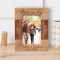 Our Life Our Story Oure Home This Is Us Personalized Wooden Frame 4" x 6" Brown (Vertical)
