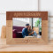 I Love You Today And Always Personalized Wooden Frame-7" x 5" Brown Horizontal