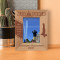 My Soul Is In The Sky Personalized Wooden Frame 3" x 5" Brown (Vertical)