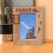 We Do The Impossible Every Day Personalized Wooden Frame 4" x 6" Brown (Vertical)