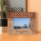 Spread Your Wings & Let The Eagle Inside You Flay Personalized Wooden Frame-5" x 3 1/2" Brown Horizontal