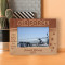 Spread Your Wings & Let The Eagle Inside You Flay Personalized Wooden Frame-6" x 4" Brown Horizontal