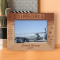 Spread Your Wings & Let The Eagle Inside You Flay Personalized Wooden Frame-7" x 5" Brown Horizontal