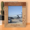 Spread Your Wings & Let The Eagle Inside You Flay Personalized Wooden Frame 8" x 10" Brown (Vertical)