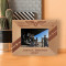The Engine Is The Heart Of An Airplane But The Pilot Is Its Soul Personalized Wooden Frame-5" x 3 1/2" Brown Horizontal