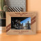 The Engine Is The Heart Of An Airplane But The Pilot Is Its Soul Personalized Wooden Frame-6" x 4" Brown Horizontal