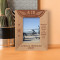 Air Legend Spread Your Wings & Let The Eagle Inside You Fly Personalized Wooden Frame 3" x 5" Brown (Vertical)