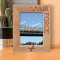 My Soul Is In The Sky Personalized Wooden Frame 5" x 7" Brown (Vertical)