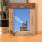 We Do The Impossible Every Day Personalized Wooden Frame 5" x 7" Brown (Vertical)
