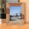 Spread Your Wings & Let The Eagle Inside You Fly Personalized Wooden Frame 5" x 7" Brown (Vertical)