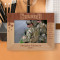 American Soldier Personalized Wooden Frame-7" x 5" Brown Horizontal