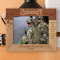 American Soldier Personalized Wooden Frame-10" x 8" Brown Horizontal