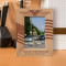 Their Lives Your Freedom Personalized Wooden Frame 4" x 6" Brown (Vertical)