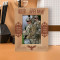 No Man Is A Man Until He Has Been A Soldier Personalized Wooden Frame 4" x 6" Brown (Vertical)