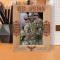 No Man Is A Man Until He Has Been A Soldier Personalized Wooden Frame 5" x 7" Brown (Vertical)