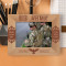No Man Is A Man Until He Has Been A Soldier Personalized Wooden Frame-7" x 5" Brown Horizontal