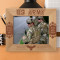 No Man Is A Man Until He Has Been A Soldier Personalized Wooden Frame-10" x 8" Brown Horizontal