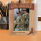 Only Our Individual Faith In Freedom Can Keep Us Free Personalized Wooden Frame 5" x 7" Brown (Vertical)