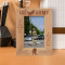 This Will Remain The Land Of The Free So Long As It Is The Home Of The Brave Personalized Wooden Frame 4" x 6" Brown (Vertical)