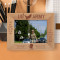 This Will Remain The Land Of The Free So Long As It Is The Home Of The Brave Personalized Wooden Frame-7" x 5" Brown Horizontal