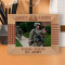 Liberty Or Death Personalized Wooden Frame-7" x 5" Brown Horizontal