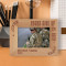 Never Give Up Personalized Wooden Frame-6" x 4" Brown Horizontal