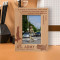 A Hero Is Someone Who Has Given His Or Her Life Personalized Wooden Frame 4" x 6" Brown (Vertical)