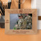 This Will Remain The Land Of The Free So Long As It Is The Home Of The Brave Personalized Wooden Frame-7" x 5" Brown Horizontal