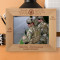 This Will Remain The Land Of The Free So Long As It Is The Home Of The Brave Personalized Wooden Frame-10" x 8" Brown Horizontal