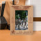 No Man Is A Man Until He Has Been A Soldier Personalized Wooden Frame 4" x 6" Brown (Vertical)