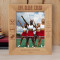 Eat Sleep Cheer Personalized Wooden Frame 8" x 10" Brown (Vertical)