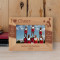 I Love Cheer Personalized Wooden Frame-6" x 4" Brown Horizontal