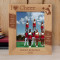 I Love Cheer Personalized Wooden Frame 8" x 10" Brown (Vertical)