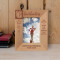 Cheerleaders Are Angels Personalized Wooden Frame 3" x 5" Brown (Vertical)