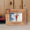 Cheerleaders Are Angels Personalized Wooden Frame-5" x 3 1/2" Brown Horizontal