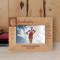 Cheerleaders Are Angels Personalized Wooden Frame-6" x 4" Brown Horizontal