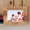 Cheerleaders Have Hearts Of Gold Personalized Wooden Frame-7" x 5" Brown Horizontal
