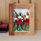 A Good Cheerleader Is Not Measured By The Height Of Her Jumps Personalized Wooden Frame 5" x 7" Brown (Vertical)