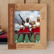 A Good Cheerleader Is Not Measured By The Height Of Her Jumps Personalized Wooden Frame 8" x 10" Brown (Vertical)