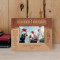 Our Team Has Spirit, Our Team Has Heart Personalized Wooden Frame-5" x 3 1/2" Brown Horizontal