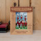 Cheerleading Is A Sport That Requires A Lot Of Dedication And Practice Personalized Wooden Frame 3" x 5" Brown (Vertical)