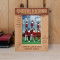 Cheerleading Is A Sport That Requires A Lot Of Dedication And Practice Personalized Wooden Frame 4" x 6" Brown (Vertical)
