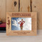 While We May Not Hit The Field We Rock The World Personalized Wooden Frame-6" x 4" Brown Horizontal